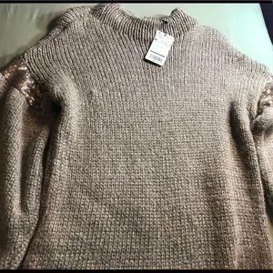 Tan MNG sweater top